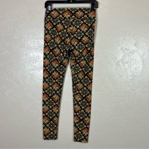 5 for $30 LulaRoe women multicolor floral athletic comfort leggings one size‎